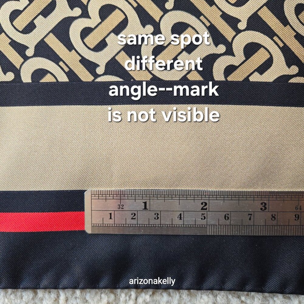 Burberry Montage Print Silk Twill Scarf Archive Beige - Picture 8 of 16